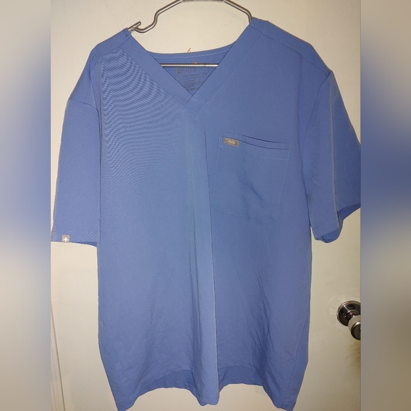 Figs Leon Scrub Top Sz.XXL Blue - Picture 4 of 7